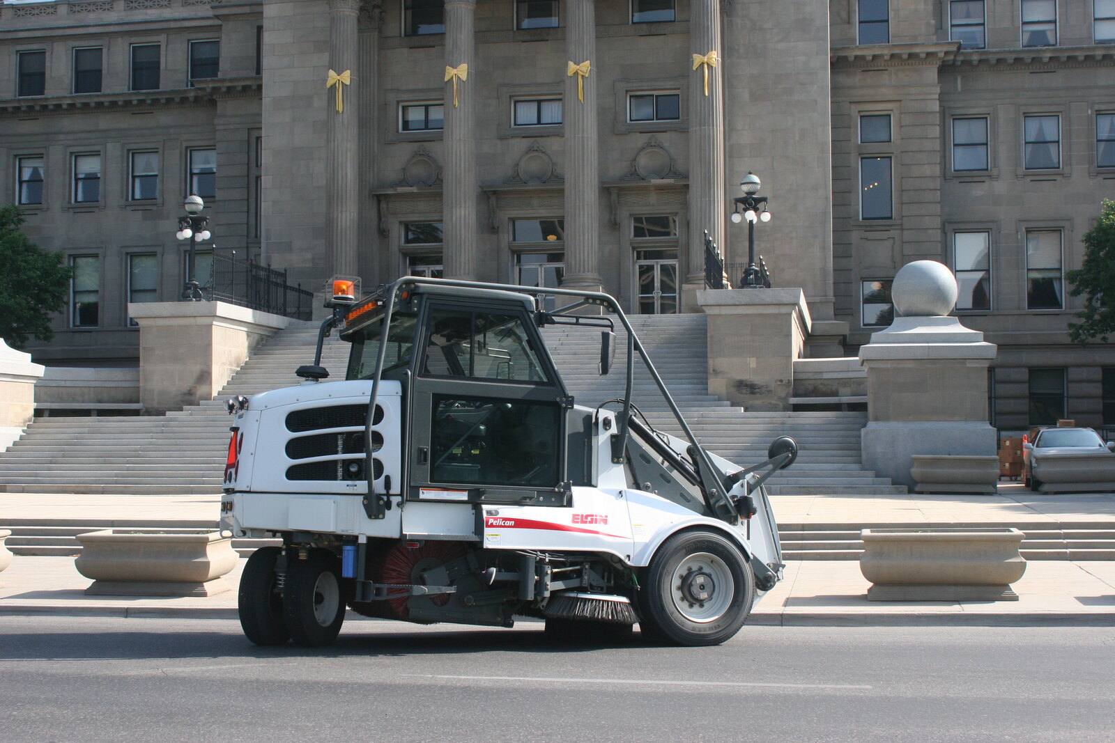Illustrative sweeping equipment