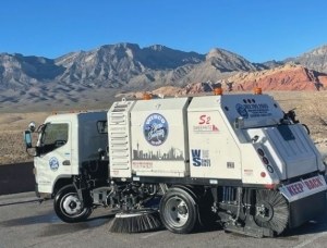 Webco Sweeping Nevada, LLC — truck photo from the 1-800-SWEEPER member profile.