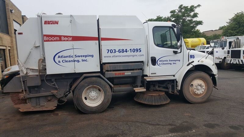 Atlantic Sweeping and Cleaning, Inc. — truck photo from the 1-800-SWEEPER member profile.
