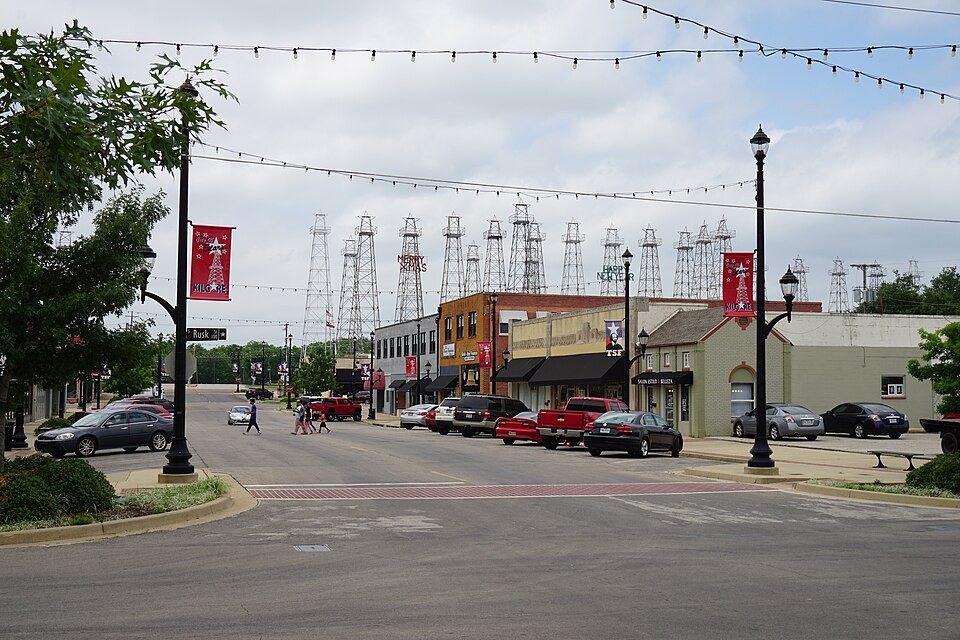 Representative city image: Kilgore, Texas; location illustration, not company equipment.