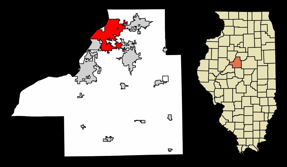 Representative city image: East Peoria, Illinois; location illustration, not company equipment.