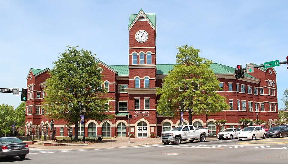 Representative city image: Cumming, Georgia; location illustration, not company equipment.