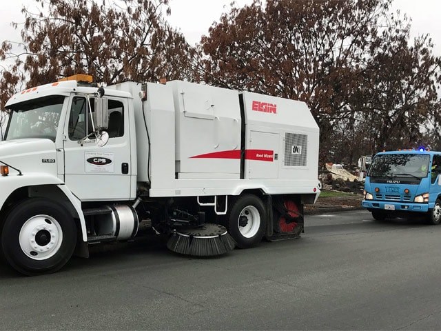 Commercial Power Sweep, Inc. — truck photo from the 1-800-SWEEPER member profile.