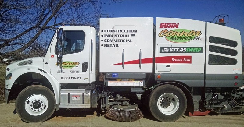 Connor Sweeping Inc. — truck photo from the 1-800-SWEEPER member profile.