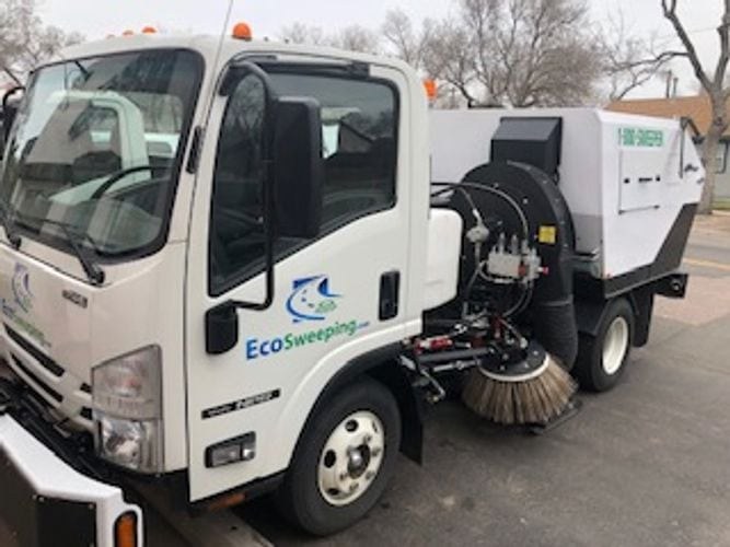 EcoSweeping Inc. — truck photo from the 1-800-SWEEPER member profile.