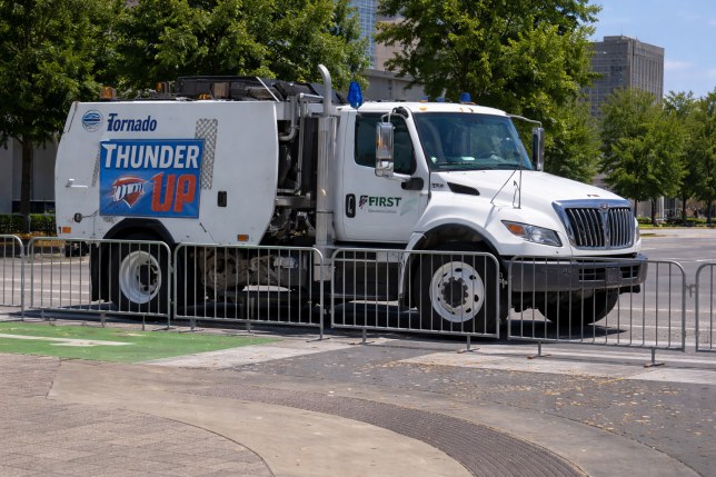 FIRST Sweeping Facility Services — truck photo from the 1-800-SWEEPER member profile.