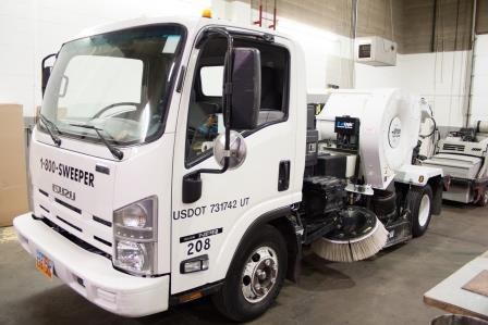 Jacketta Sweeping Service — truck photo from the 1-800-SWEEPER member profile.