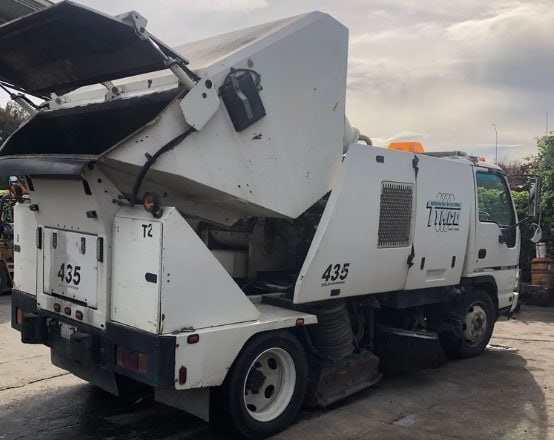 Jake’s Sweeping Tornados — truck photo from the 1-800-SWEEPER member profile.