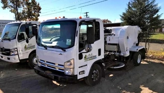 Meadowbrook Sweeping — truck photo from the 1-800-SWEEPER member profile.