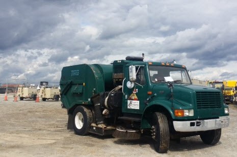 AC Sweepers & Maintenance, Inc. — truck photo from the 1-800-SWEEPER member profile.