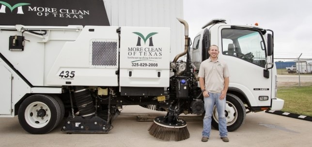 More Clean of Texas — truck photo from the 1-800-SWEEPER member profile.