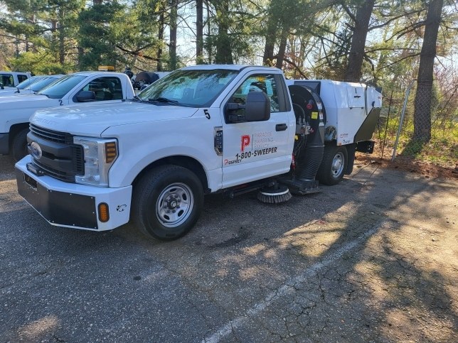 Paradise Sweeping Service — truck photo from the 1-800-SWEEPER member profile.