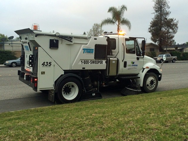 Peloton Sweeping Service, Inc. — truck photo from the 1-800-SWEEPER member profile.